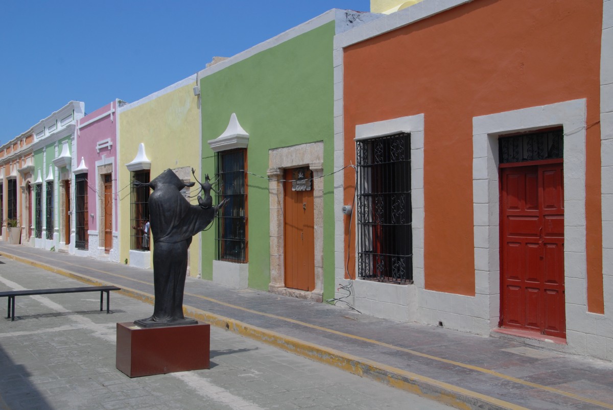 Farbenfreudig präsentiert sich Campeche - das Unesco Weltkulturerbe